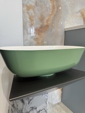 Green vanity basin for sale  BARNSTAPLE