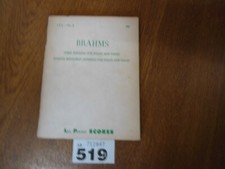 Usado, Sonatas e movimento para violino e piano BRAHMS - Lea Pocket Scores nº 6 comprar usado  Enviando para Brazil