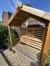 Wooden garden arbour for sale  BOLTON
