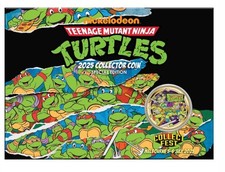 Moeda especial Collect Fest 2025 $1 Teenage Mutant Ninja Turtles (rara) *10% de desconto* comprar usado  Enviando para Brazil