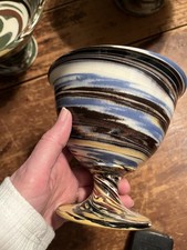 Tigela de cerâmica vintage Desert Sands com pés redemoinho missão 5 polegadas, usado comprar usado  Enviando para Brazil