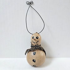 Snowman gourd ornament for sale  Lititz