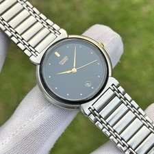 Usado, Vintage Citizen Black Face Slim Vestido Formal Japão Relógio de Quartzo Masculino 2818-958004 comprar usado  Enviando para Brazil