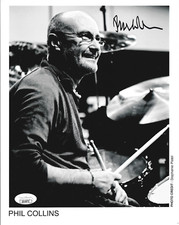 Phil Collins foto ASSINADA À MÃO REAL 8x10" #1 JSA LOA autografada Genesis, usado comprar usado  Enviando para Brazil