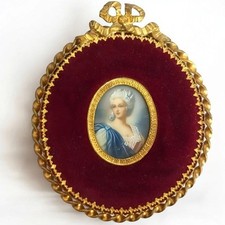 Signed antique paintedportrait for sale  HECKMONDWIKE
