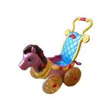 Carrinho de brinquedo Disney Cinderela carruagem rosa cavalo rosas Mattel 2006 14112 comprar usado  Enviando para Brazil