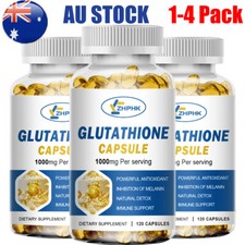 Usado, 360 cápsulas L-glutationa 1000mg antioxidante natural clareador da pele antienvelhecimento comprar usado  Enviando para Brazil