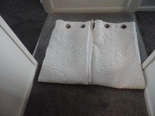 white eyelet curtains for sale  CHESTER LE STREET