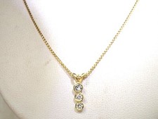 gold 14k stone necklace three for sale gold 14k stone necklace three for sale Indianapolis