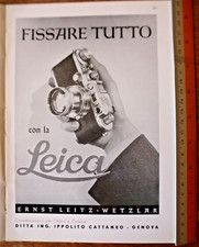 Pubblicità 1940 leica usato  Russi
