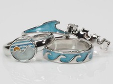 Ring set silber gebraucht kaufen  Babenhausen