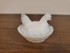 Vidro leitoso vintage miniatura frango no ninho - Acessórios para casa de bonecas comprar usado  Enviando para Brazil