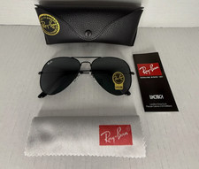 Ray-ban aviador preto RB3025 padrão 62mm unissex comprar usado  Enviando para Brazil