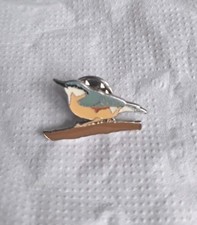 Nuthatch pin badge for sale  WALSALL