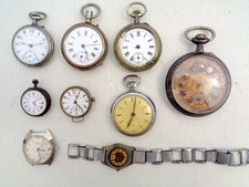 Fond horloger lot montre mécanique gousset régulateur bracelet pour pièces watch d'occasion  Saint-Maixent-l'École