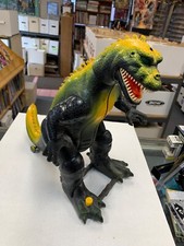 BIG REX GODZILLA NOVO BRILHANTE 1987 DINOSSAURO AMBULANTE 13" BRINQUEDO GRANDE NÃO TESTADO VINTAGE, usado comprar usado  Enviando para Brazil