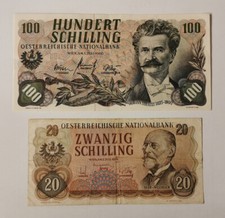 Sterreichische banknoten 100 gebraucht kaufen  Ostfildern