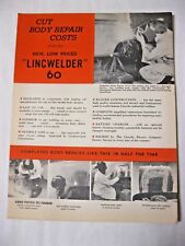 Lincoln welder brochure for sale  Devils Lake