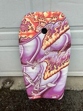 Vintage WHAM-O MALIBU Boogie Board 32" x 17" Sem Trela Drew Brophy art, usado comprar usado  Enviando para Brazil