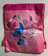 Disney Lilo & Stitch PE Bolsa de Cordão Esportiva Natação Escola Mochila Kit Água comprar usado  Enviando para Brazil