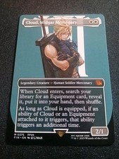 (MTG: Final Fantasy, M 375, Borderless, Non-Foil) Cloud, Midgar Mercenary comprar usado  Enviando para Brazil