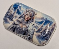 2 oz .999 prata HayleyBug estado perfeito ~ Arctic Grace ~ Barra de pão de arte colorida /100, usado comprar usado  Enviando para Brazil
