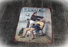 Shabby blechschild barber gebraucht kaufen  Wegberg