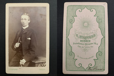 Steffens, Berlin, Dr. Léo Guillemain Vintage albumen carte de visite, CDV. Album comprar usado  Enviando para Brazil
