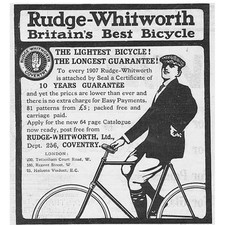 Rudge whitworth bicycles for sale  GLASGOW
