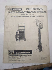 Usado, MANUAL DE MANUTENÇÃO DE PEÇAS DE INSTRUÇÕES ECONÔMICAS HR 1 2 3 MODELO PLATAFORMA DE TRABALHO 1981 comprar usado  Enviando para Brazil