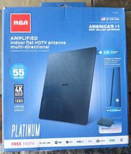 Usado, Antena de TV digital amplificada plana RCA HDTV - Preta (‎ANT1560E) comprar usado  Enviando para Brazil