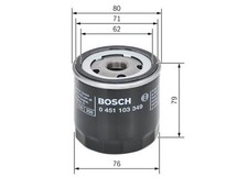 Bosch 0451103349 filtro usato  Matera
