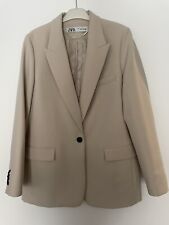 Zara beige blazer. for sale  LONDON