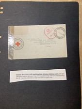 Rodésia do Sul 1945 capa censurada para Delegado da Cruz Vermelha Departamento de Justiça dos EUA comprar usado  Enviando para Brazil