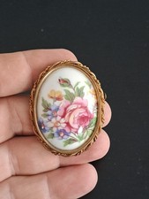 Broche ancienne porcelaine d'occasion  Thise