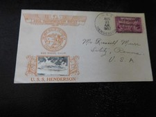USS HENDERSON, NAVAL TRANS. SERVIÇO, BAÍA DE GUANTÁNAMO, 1937, PRESTÍGIO POR CROSBY comprar usado  Enviando para Brazil