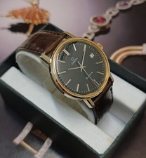 RELÓGIO AUTOMÁTICO GENT ́S OMEGA GENEVE MOSTRADOR PRETO CAL. 1012 comprar usado  Enviando para Brazil