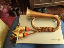 Antique military bugle for sale  IVYBRIDGE