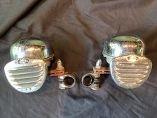 2 Vintage Hella 35017 Hella Motocicleta Carro Automóvel Harley Indian Horns Personalizado comprar usado  Enviando para Brazil