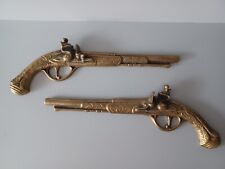 Pair vintage brass for sale  LEEDS
