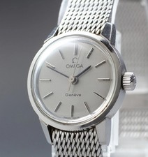 Vintage 1974 [Quase Perfeito] Omega Geneve Cal.635 22mm Corda Manual Prata Feminino comprar usado  Enviando para Brazil