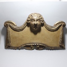 Antico cartiglio legno usato  San Severino Marche