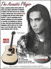 Washburn dreadnought acoustic for sale  Flint