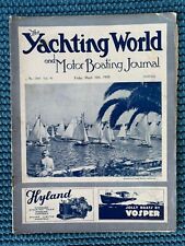 Vintage yachting magazine. for sale  DONCASTER