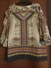 Bluse transparent leoprint gebraucht kaufen  Leinfelden-Echterdingen