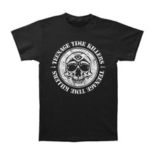 Camiseta Slim Fit Masculina Teenage Time Killers Skull X-Grande Preta, usado comprar usado  Enviando para Brazil