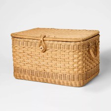 Large lidded rattan for sale  USA