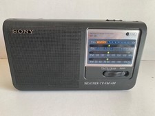 Rádio portátil AM/FM/TV/banda climática Sony ICF-36 comprar usado  Enviando para Brazil
