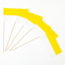 Papierfähnchen gelb weiß gebraucht kaufen  Krefeld