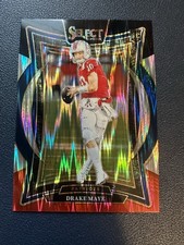 2024 Select Drake Maye Concourse Black & Red Shock Prizm Rookie RC 🔥Patriots comprar usado  Enviando para Brazil